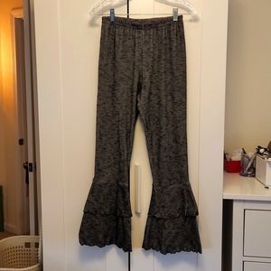 Lucy Love funky flared leggings S